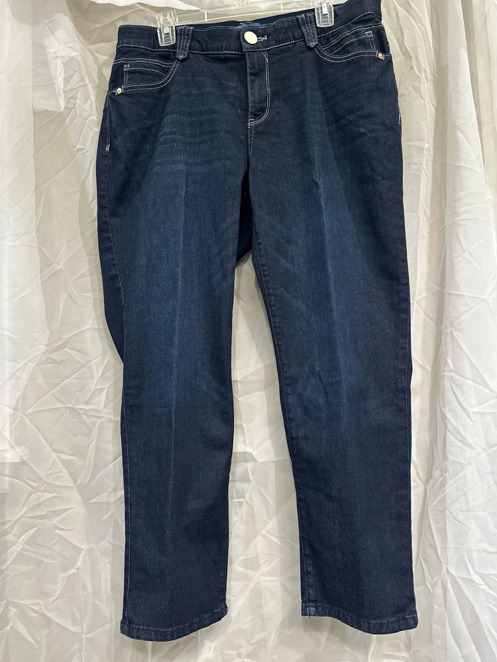 Women’s Democracy “Ab”solution Dark Blue Straight-Leg Jeans